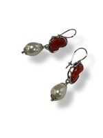 Earrings Mandile 1922 Woman Coralli in Silver Corallo 2MORC8 - 2MORC8